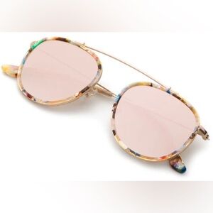 Krewe Chartres Gelato 18k Rose - Rose Gradient Mirrored Lens
